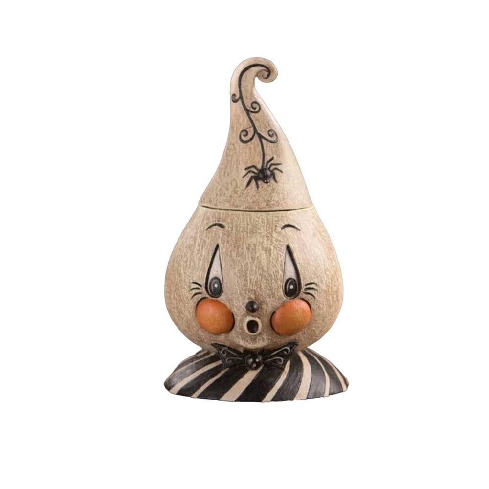 New Bethany Lowe Johanna Parker Morty Boo Meringue Ghost Treat Container Jar